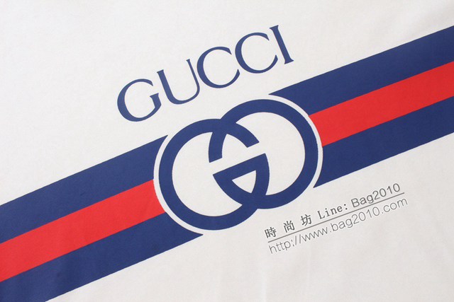 Gucci古奇專櫃古馳2023FW新款印花立體剪裁長款T恤 男女同款 tzy3141